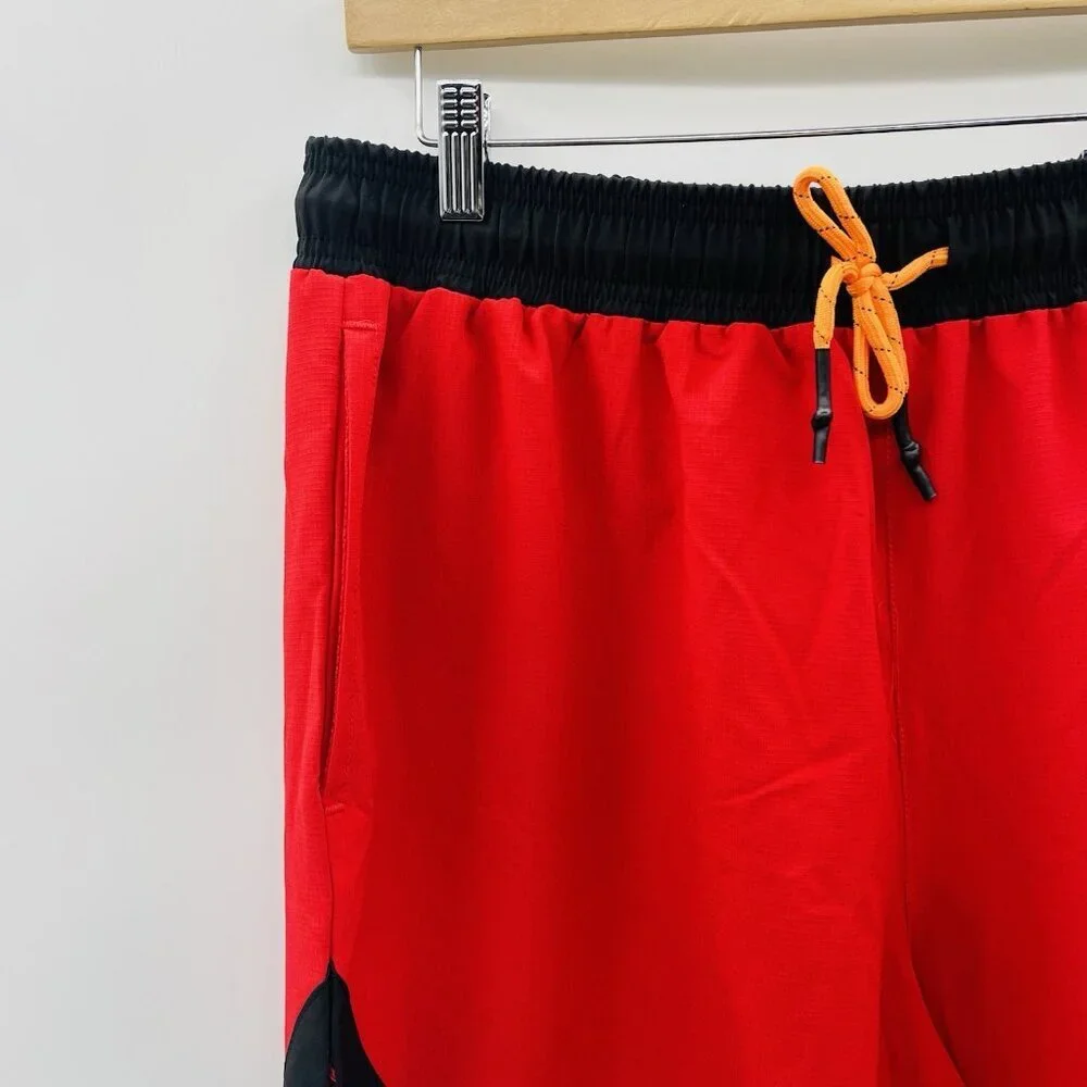 Russell Athletic Mens Size Large Ripstop Woven 8 Inch Basketball Short Red‎ 2712
